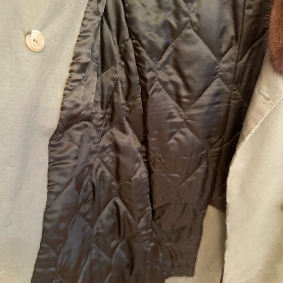 ERMANNO SCERVINO PARKA WITHREAL MINK FUR